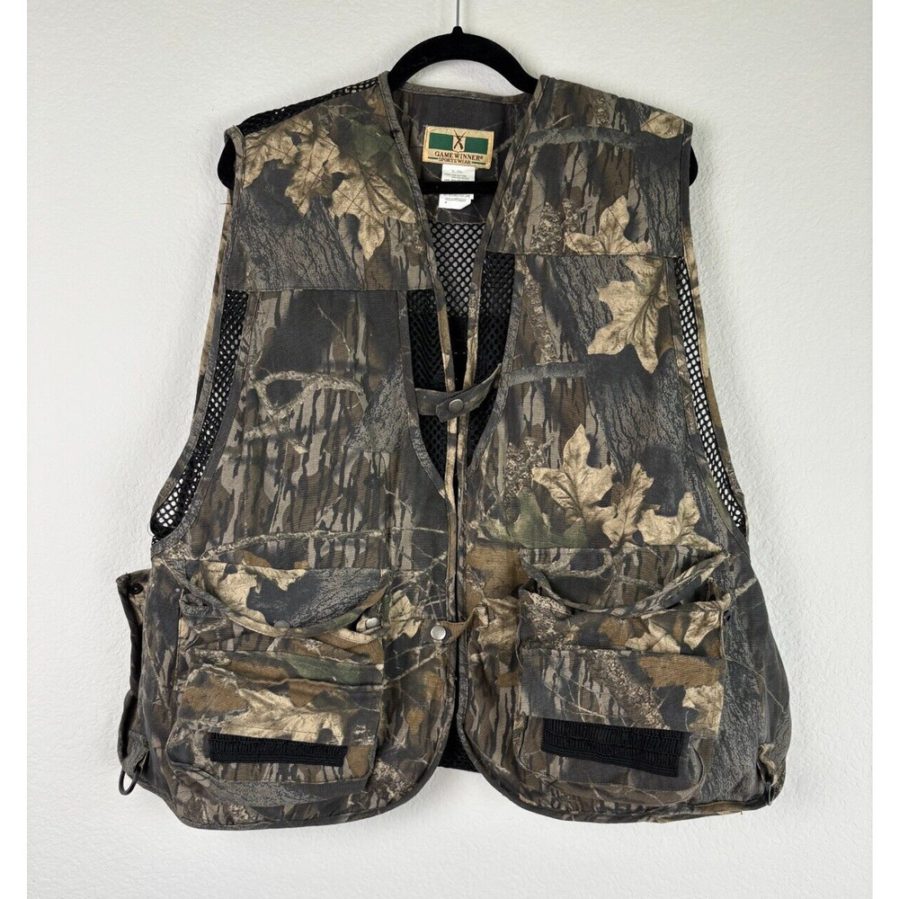 Game Winner Vest 2XL Hunting Fishing Camouflage Mesh Outdoors